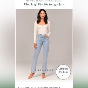 90’s ultra high rise jean size 10 long